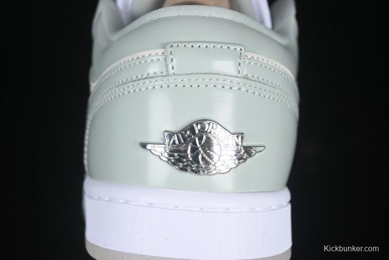 Nike Air Jordan 1 Low AJ1 Amber Green Low-Top Casual Sneakers - HF4078-100