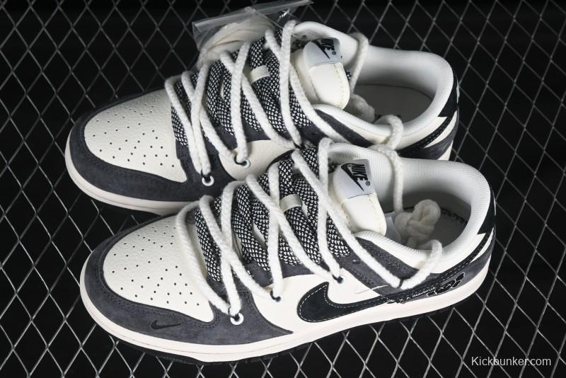 Nike SB Dunk Low Kaws Collaboration Strap Pig VIII Black Hook Anniversary High-End Custom Low-Top Casual Sneakers - YX5066-246