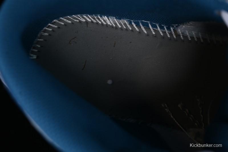 Nike Air Jordan 1 Mid Industrial Blue Basketball Shoes with Air Cushion - FN5215-141