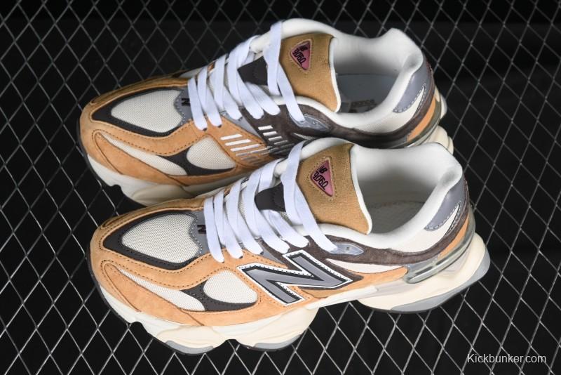 New Balance 9060 Retro Casual Running Shoes with ABZORB Cushioning - U9060WOR