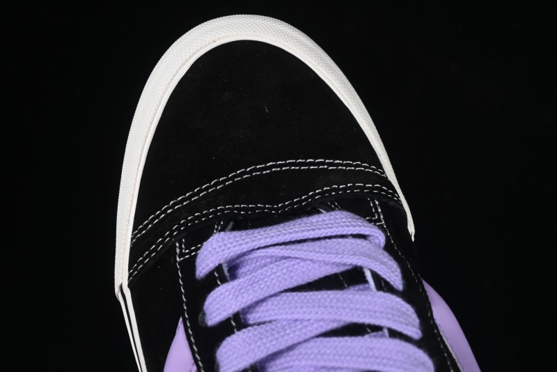 Vans Knu Skool Purple Grape Love Comfortable Fashion Slip-Resistant Wear-Resistant Low-Top Casual Skate Shoes - VN0009QC6BT1