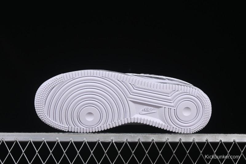 Nike Air Force 1 '07 Low Casual Sneakers with Chinese Ink Painting Design - ZH0316-062