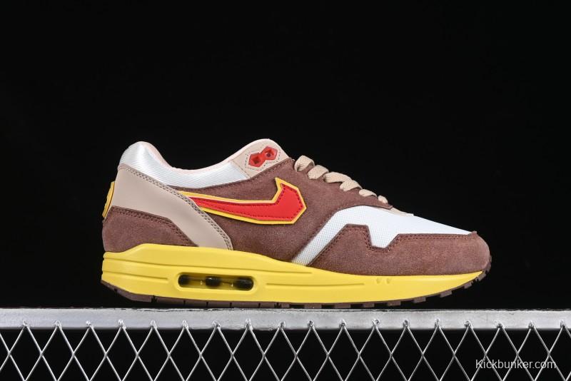 Nike Air Max 1 Retro Running Shoes with Half-Sole Air Cushion - HV5776-200