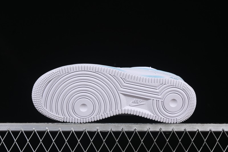 Nike Air Force 1'07 Low Ice Blue Mojito Casual Sneakers - CQ2288-801