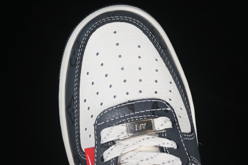 Nike Air Force 1 '07 Low LV Collaboration Beige Print Casual Sneakers - CS5288-002
