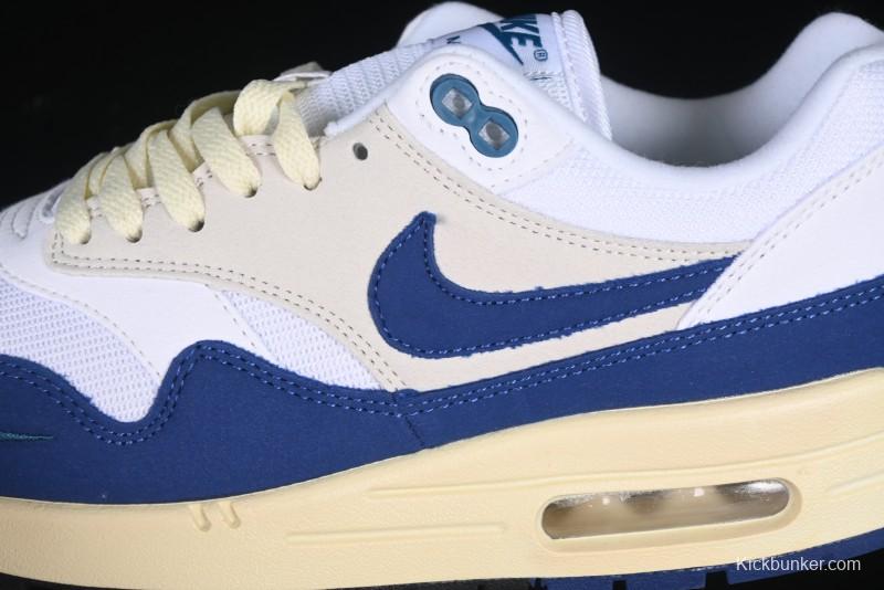 Nike Air Max 1 Retro Running Shoes with Half-Sole Air Cushion - FQ8048-133