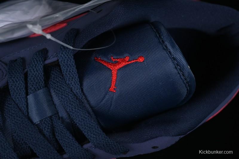 Nike Air Jordan 1 Low AJ1 Patriot Blue Red Low-Top Casual Lifestyle Sneakers - CZ8454-400