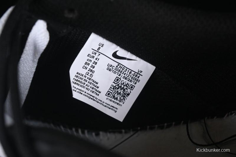 Nike Air Force 1'07 Low Silver Wing Panda Casual Sneakers with Strap - ZH0316-064