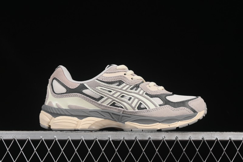 Asics Gel-NYC Retro Breathable Casual Shoes with Cushioning for Men - 1201A789-103