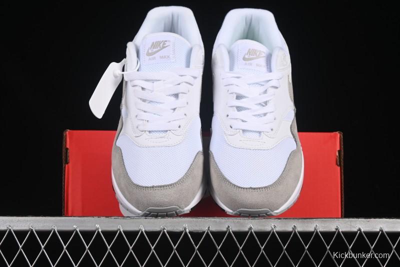 Nike Air Max 1 Retro Running Shoes with Half-Sole Air Cushion - AH8145-110