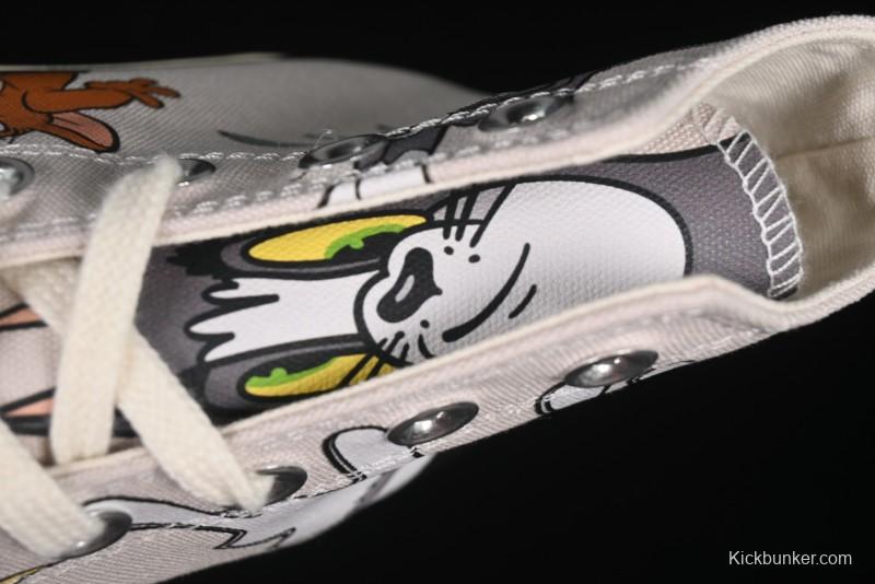 Converse Chuck Taylor All Star 1970s High Top Tom and Jerry Themed Casual Sneakers - A15111C