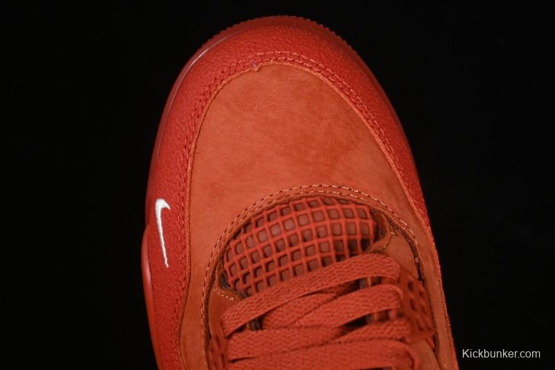 Nike Nigel Sylvester x Air Jordan 4 Retro High OG "Brick By Brick" Sneakers - HF4340-800