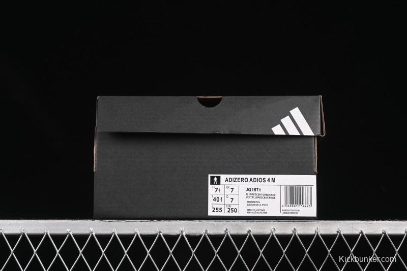 Adidas Adizero Adios 4 Running Shoes Lightweight Breathable Low-Top - JQ1571