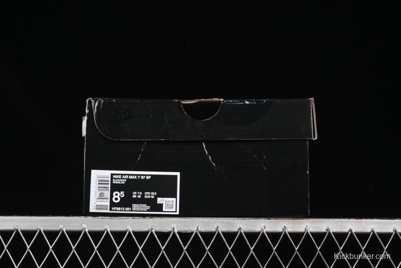 Nike Air Max 1 Retro Running Shoes with Half-Sole Air Cushion - HF8813-001