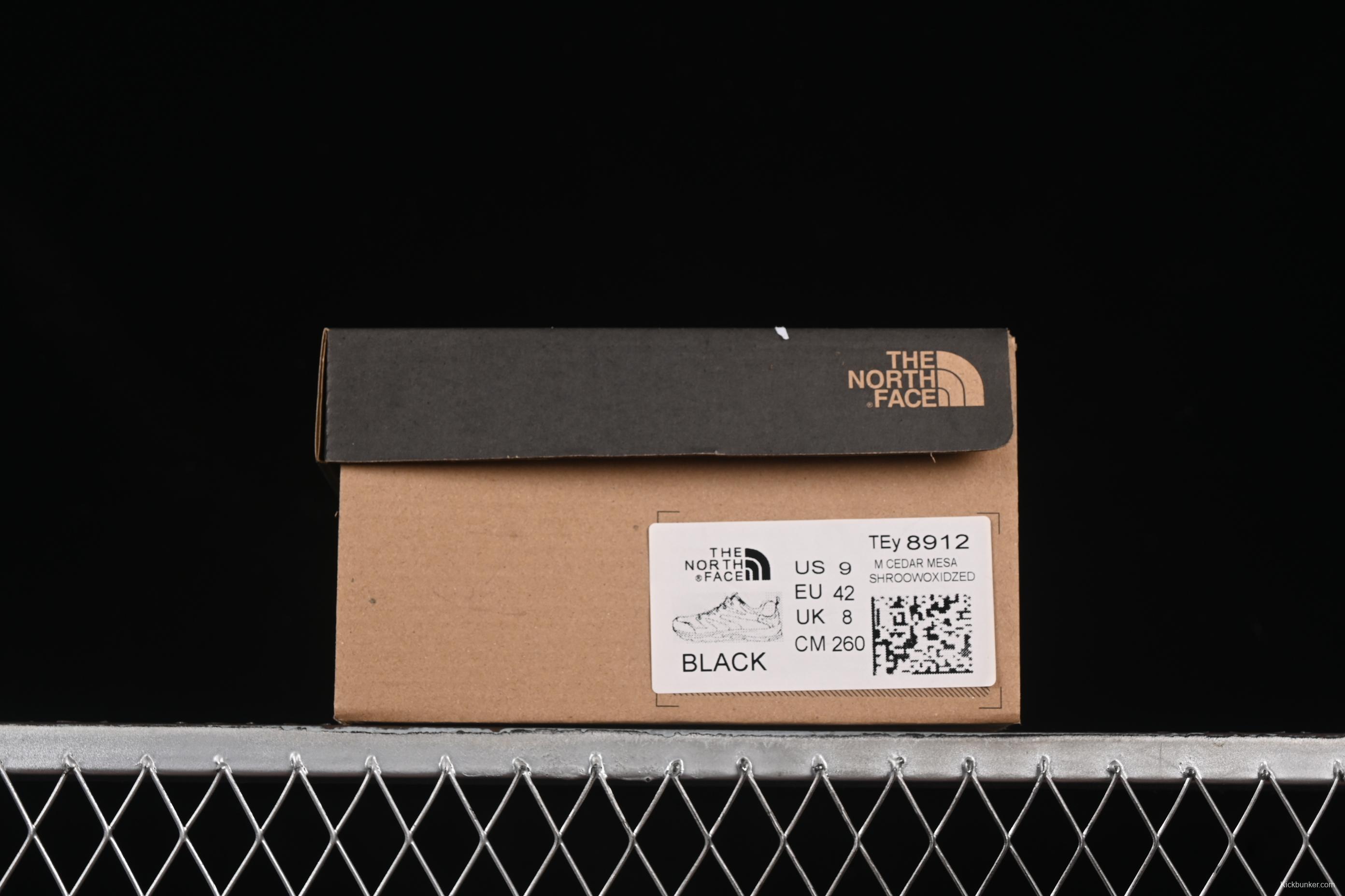 The North Face Comfortable Versatile Slip-Resistant Durable Outdoor Casual Shoes - 8912Black