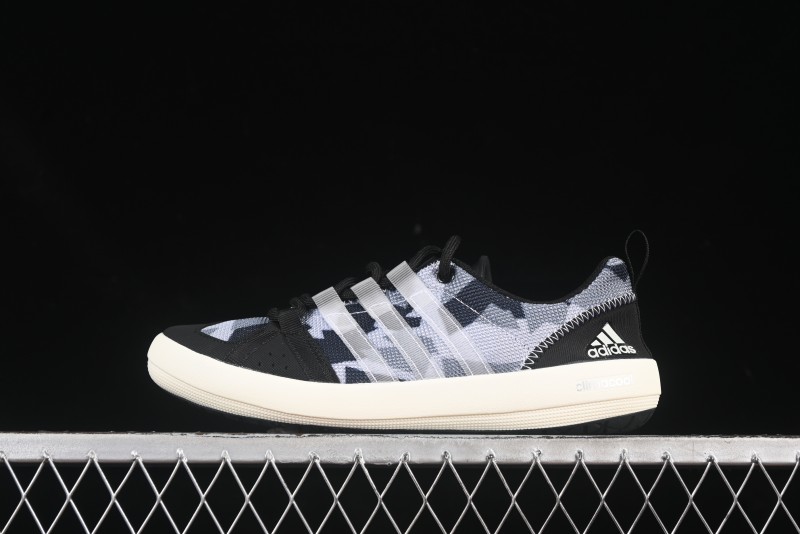 Adidas Climacool Boat Lace Graphic Running Shoes with Breathable Mesh and Cushioned Sole - BA8397