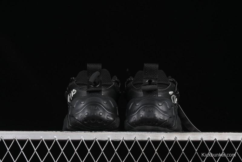 Fila Heritage Fluid Cat Paw 5.0 Retro Dad Shoes with Lace-Up Design - F12M412105FBK