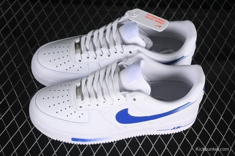 Nike Air Force 1 '07 Low Casual Sneakers with 2D Theme Gradient Sky Blue - ZH0316-076