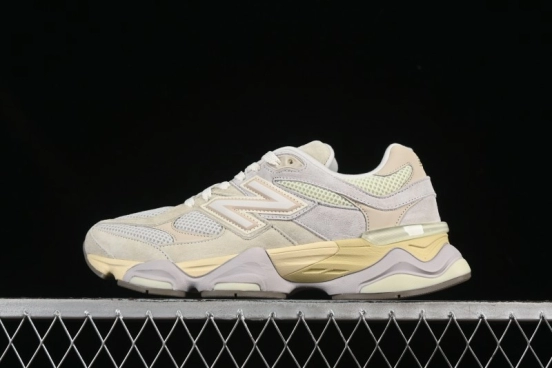 Joe Freshgoods x New Balance 9060 Retro Casual Running Sneakers with ABZORB Cushioning - U9060EEP