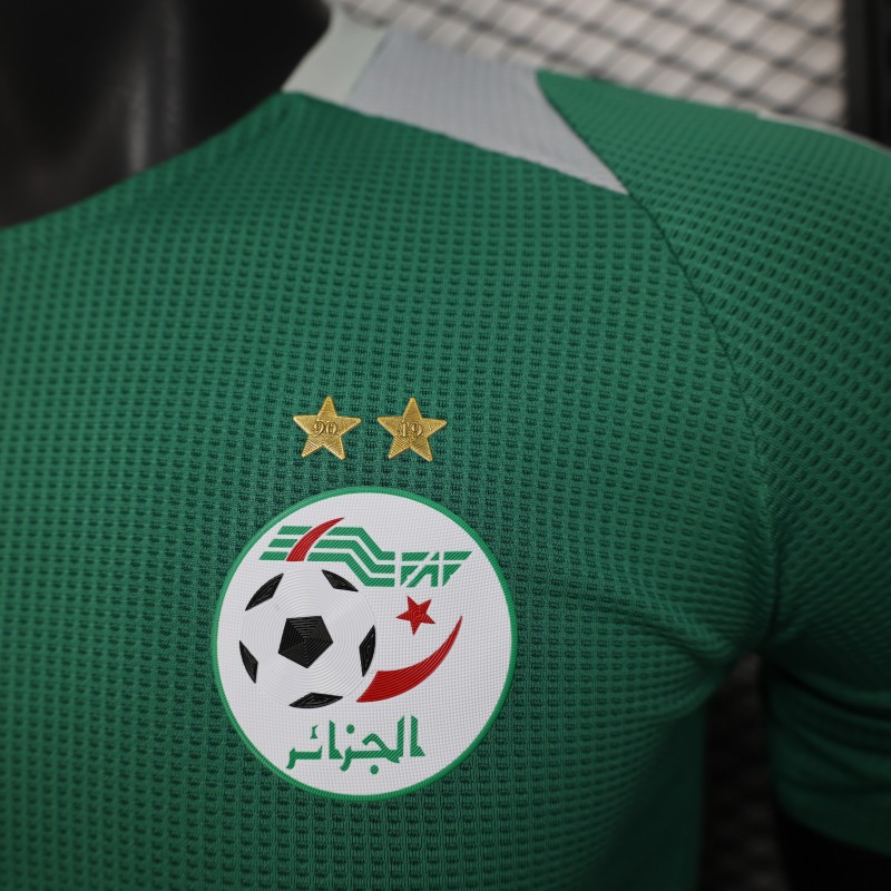 Player Version 2025 Algeria Green with Solid Color Jersey