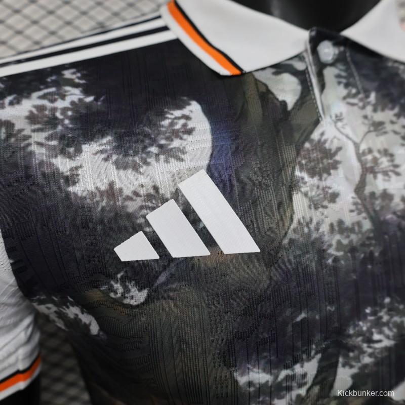 Player Version 2025 Japan White with Dragon Ball Nature Scene Jersey