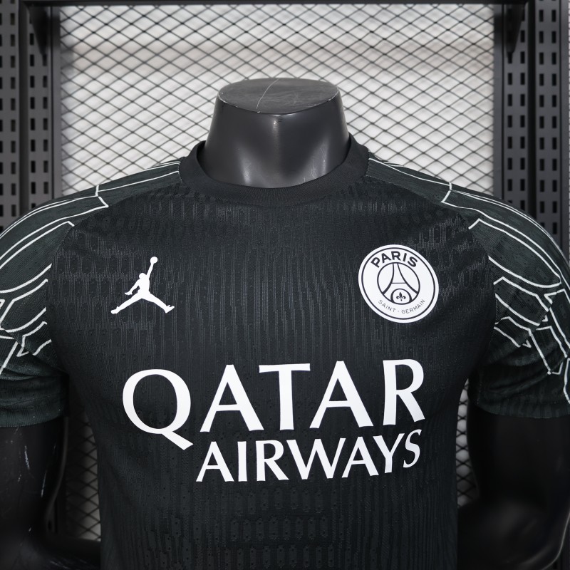 Player Version 25/26 PSG Black Goalkeeper Jersey