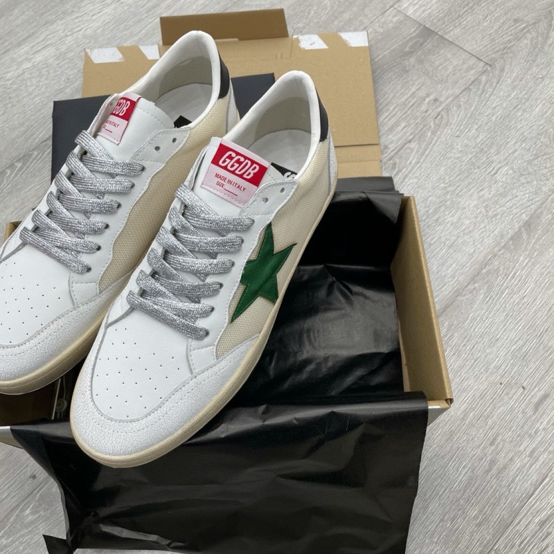 2024 Unisex GGDB White Green Suede Leather Sneaker MJ00260