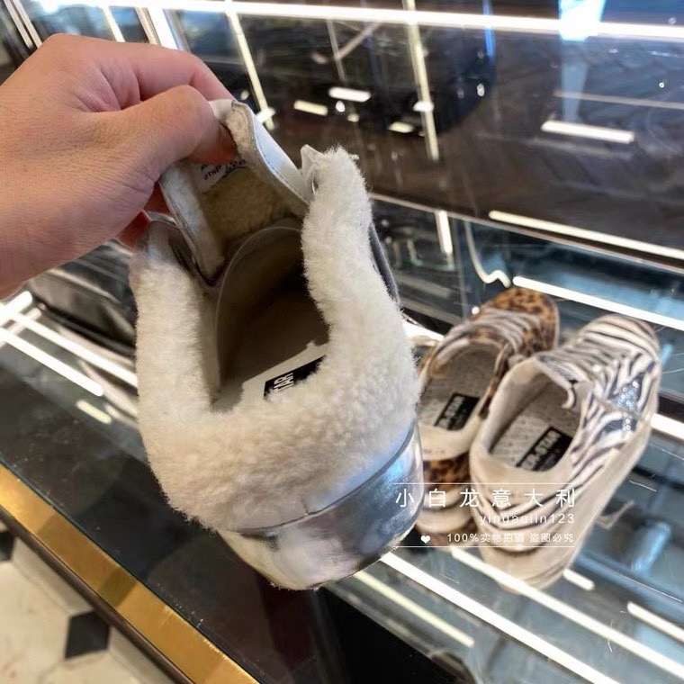 2024 Slippers GGDB White Shearling Slippers MJ00280