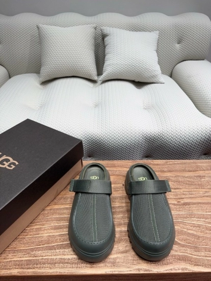 2025 UGG Green Mesh Slippers KFY00220