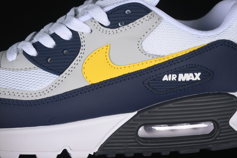 Nike Air Max 90 Retro Running Shoes with Visible Air Cushion - AJ1285-101