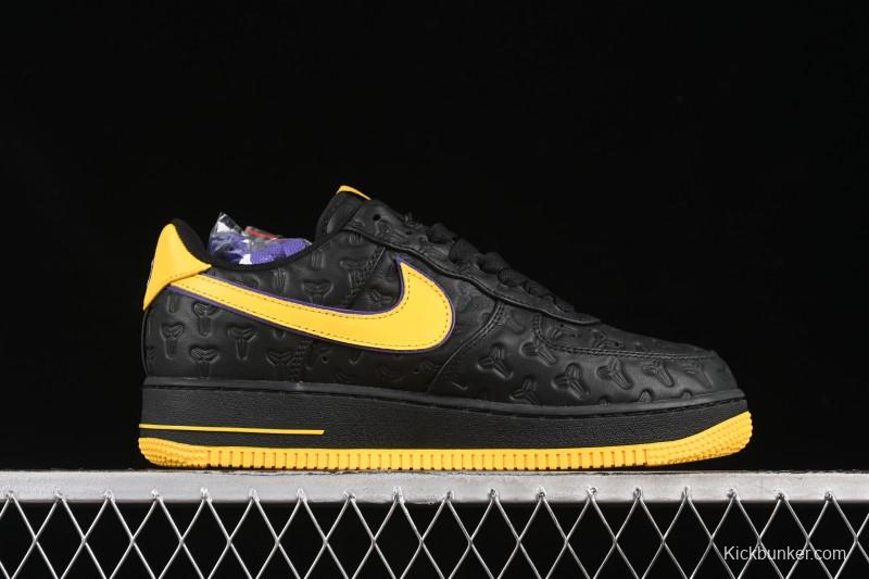 Nike Air Force 1 '07 Low Kobe Full-Grain Leather Casual Sneakers - HV5122-001