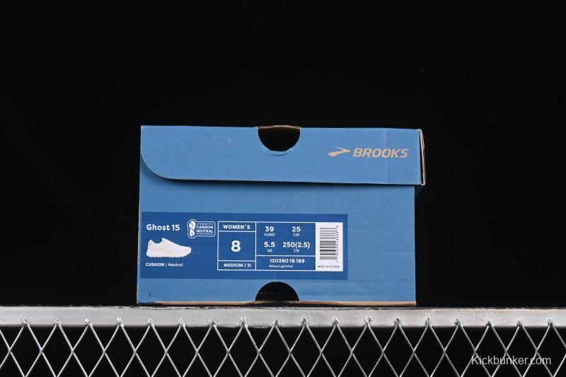 Brooks Ghost 15 Low-Cut Breathable Cushioned Support Casual Running Shoes - 1203801B189