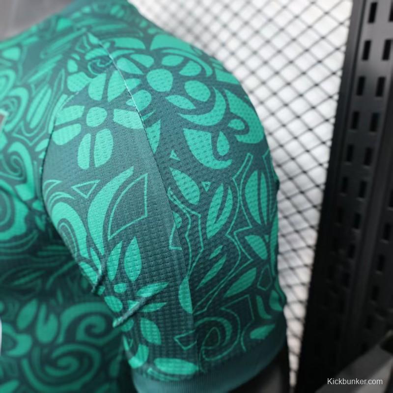 Player Version 25/26 FC Palestine Green with Traditional Islamic Pattern Jersey