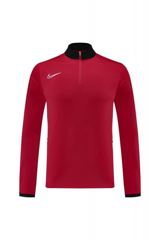 2025 Nike Red Full Hoodie Zipper Jacket +Long Pants