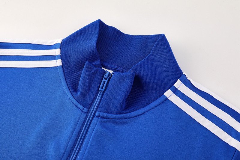 2025 Adidas Blue/Navy Full Zipper Jacket +Long Pants