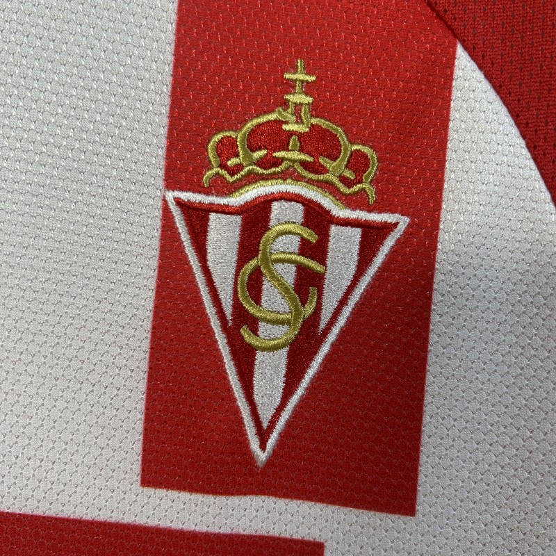 08/09 Retro Sporting Gijon Home Jersey