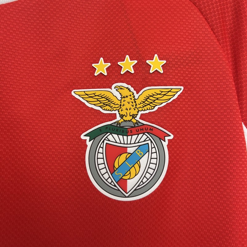 25/26 Long Sleeve Benfica Home Jersey