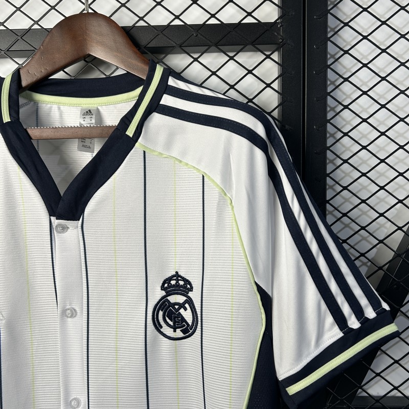 25/26 Real Madrid US Pack Baseball Jersey