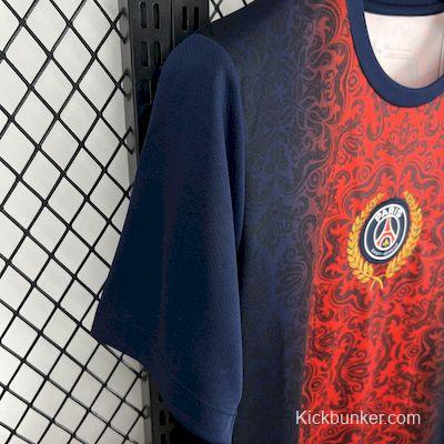 2025/26 Paris Saint-Germain (CAMPEONES DE EUROPA) Red And Blue Jersey