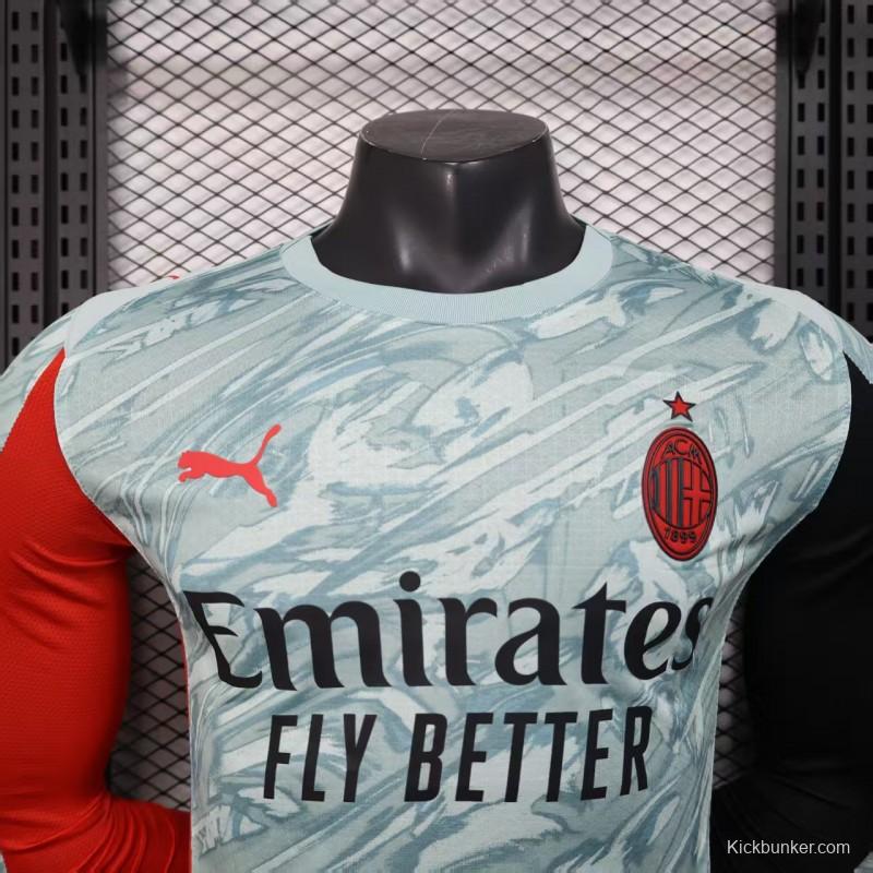 25/26 Player Version AC Milan Home Goalkeeper Long Sleeve Jersey