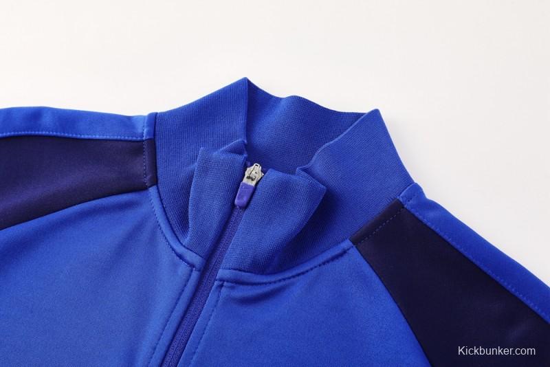 2025 NIKE Blue/Navy Full Zipper Jacket + Long Pants