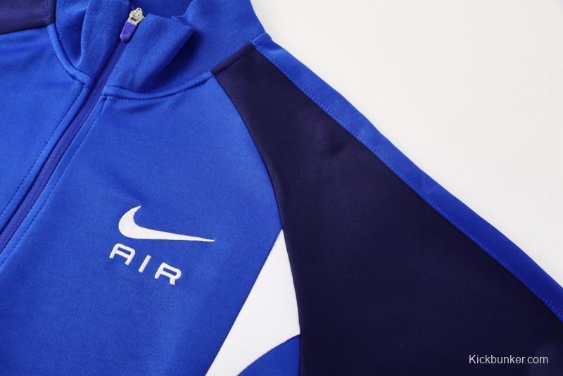 2025 NIKE Blue/Navy Full Zipper Jacket + Long Pants