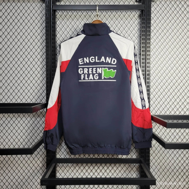 2025 England Jacket Navy/Red/White Windbreaker