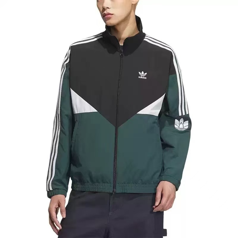 2025 Adidas Black/White Windbreaker