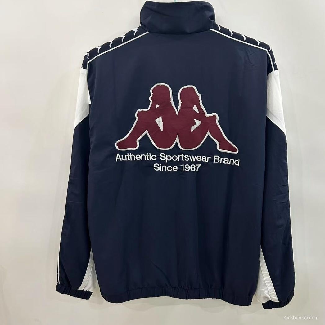 25/26 Arsenal 1967 Style Black/White Windbreaker