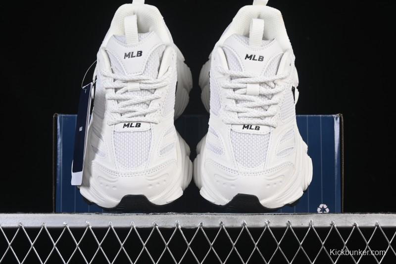 New York Yankees Chunky A Height-Increasing Thick Sole Casual Running Shoes - 3ASHW055N07WHS