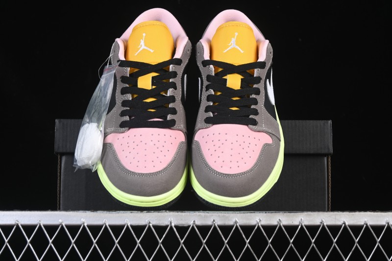 Nike Air Jordan 1 Low Tokyo Bio Hack Casual Sneakers - HQ2010-005