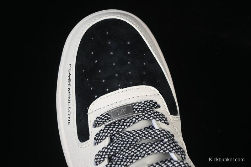 Nike Air Force 1 '07 Low G-Dragon Collaboration Daisy Beige Black Grey Casual Sneakers - QW5606-265