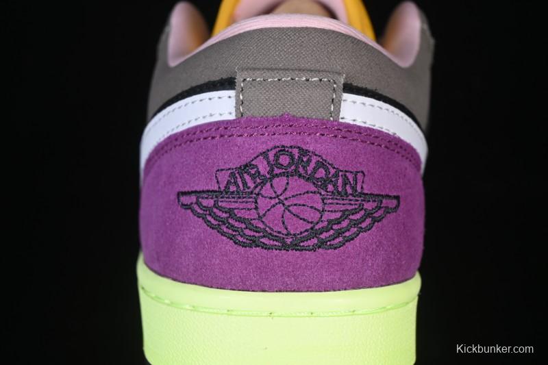 Nike Air Jordan 1 Low Tokyo Bio Hack Casual Sneakers - HQ2010-005