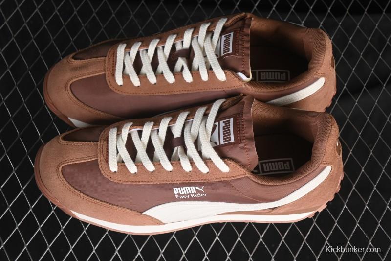 Puma Easy Rider Nylon Cool Comfortable Simple Wear-Resistant Breathable Low-Top Casual Skate Shoes - 403146-04